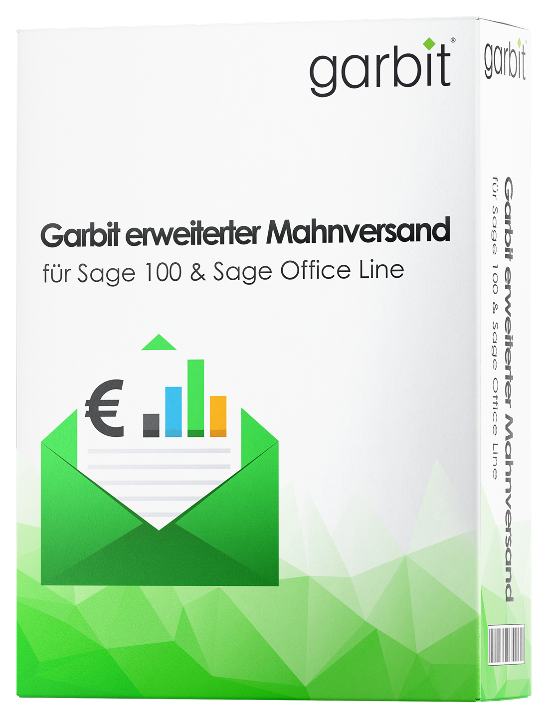 Garbit erweiterter Mahnversand für Sage 100 - 3D-Produktbox