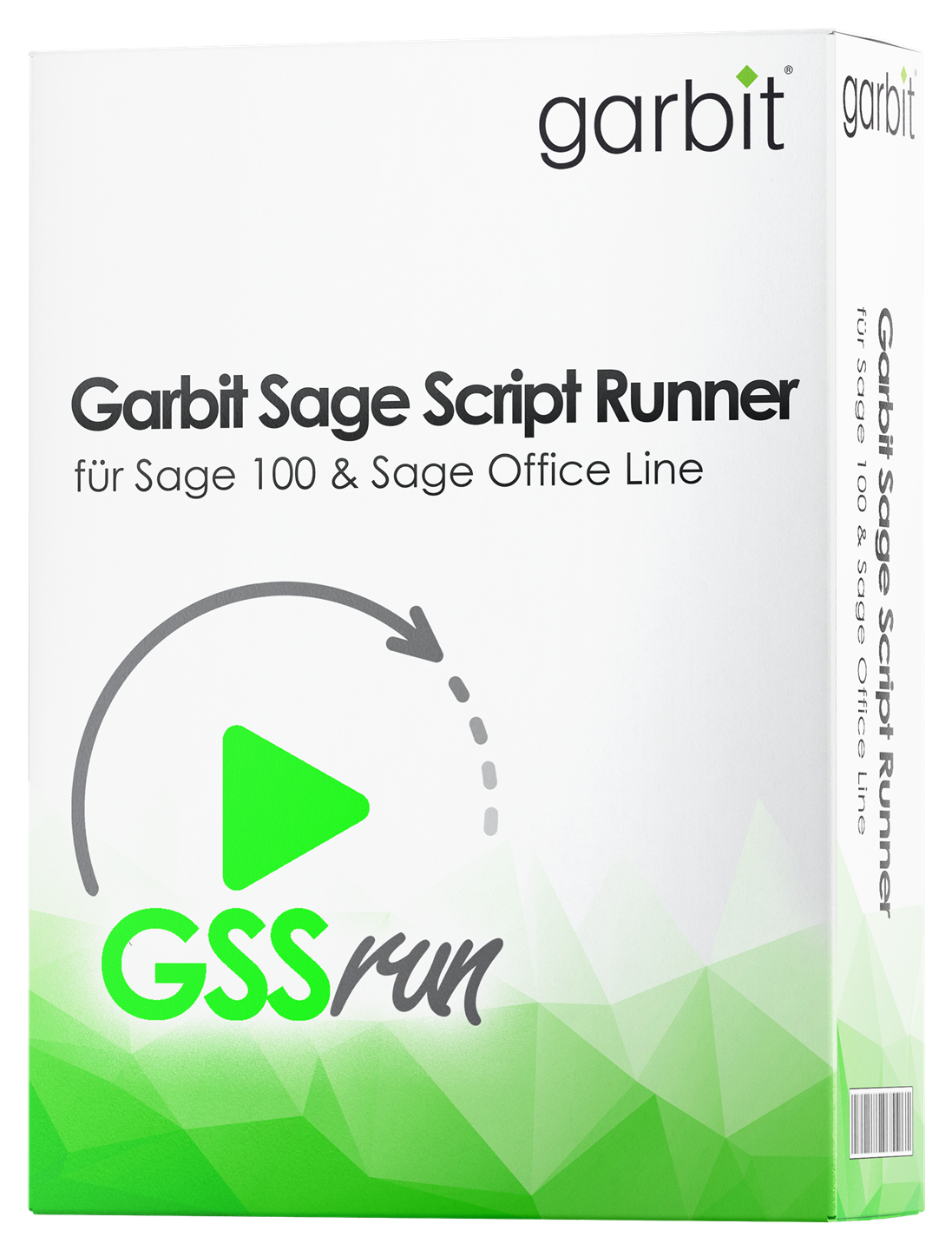 Garbit Sage Script Runner für Sage 100 - 3D-Produktbox